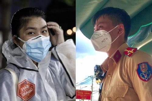 Cô gái lai Việt - Thái và anh CSGT thành đôi khi cùng đi chống dịch