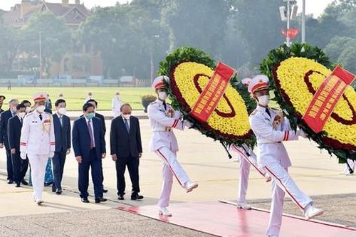 Lãnh đạo Đảng, Nhà nước vào Lăng viếng Chủ tịch Hồ Chí Minh