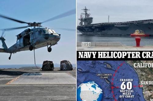 Trực thăng MH-60S giá trị khủng của Hải quân Mỹ gặp nạn, rốt ráo tìm kiếm người mất tích