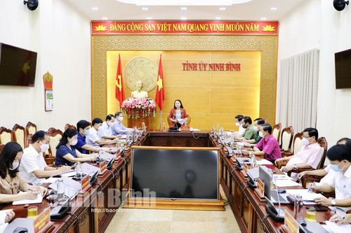 Thường trực Tỉnh ủy giao ban công tác tháng 8