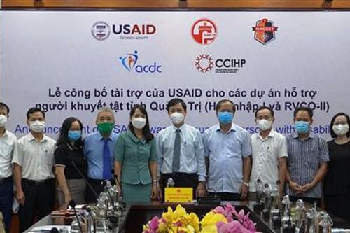 Công bố các dự án hỗ trợ người khuyết tật do USAID tài trợ cho tỉnh Quảng Trị