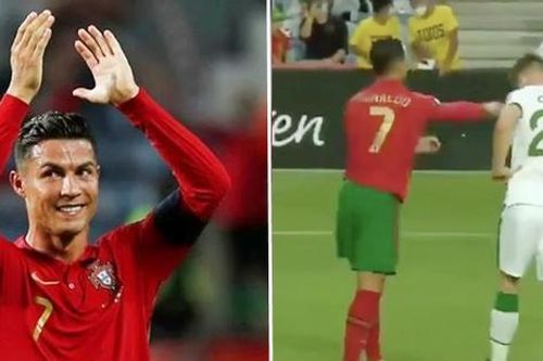 Cristiano Ronaldo có nên bị phạt vì 'đánh' cầu thủ Ireland trong trận vòng loại World Cup?