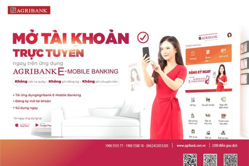 Agribank ra mắt dịch vụ mở tài khoản trực tuyến, thúc đẩy giao dịch online trong mùa dịch