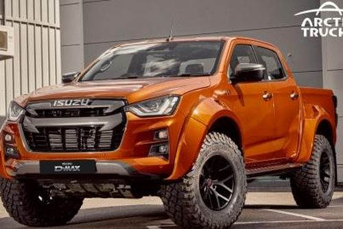 Bán tải Isuzu D-Max trông hầm hố hơn sau khi sở hữu gói độ của hãng Arctic Trucks