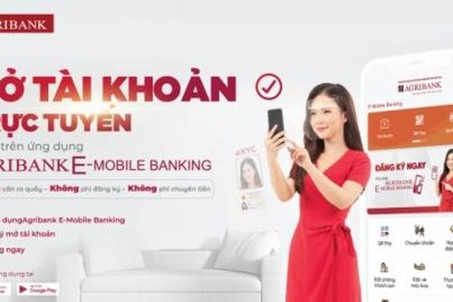Agribank ra mắt dịch vụ mở tài khoản trực tuyến, thúc đẩy giao dịch online trong mùa dịch
