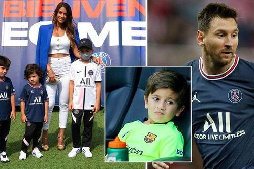 Các con của Messi rời học viện Barca gia nhập PSG