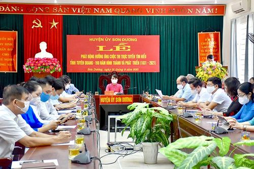 Sơn Dương phát động hưởng ứng Cuộc thi trực tuyến tìm hiểu tỉnh Tuyên Quang - 190 năm hình thành và phát triển
