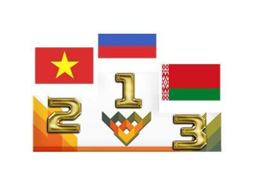 Đội tuyển Việt Nam đoạt Huy chương bạc nội dung 'Vùng tai nạn'