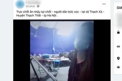 Hà Nội: Ăn đêm tại chốt COVID-19, 8 người bị phạt 24 triệu