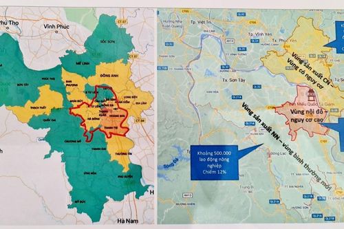 Hà Nội áp dụng giãn cách xã hội theo ba vùng 'đỏ', 'cam', 'xanh' từ 6-21/9