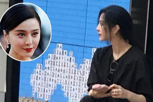 Bức ảnh ngồi lề đường của Phạm Băng Băng gây bão mạng: Visual như tượng tạc, làn da trắng 'bật tông' gây choáng