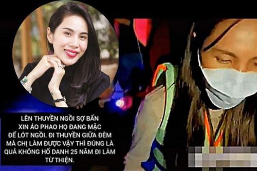 Thủy Tiên bị netizen 'khui' lại một hành động cực 'vô duyên' trong chuyến đi cứu trợ lũ lụt miền Trung