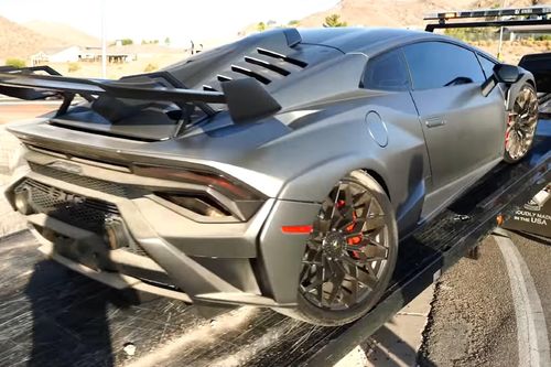 Khách thuê xe Lamborghini Huracan STO gây tai nạn tại Mỹ