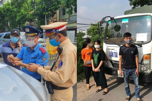 Hà Nội: Gần 900 trường hợp vi phạm phòng chống dịch, phát hiện xe tải 'luồng xanh' chở 2 cô gái