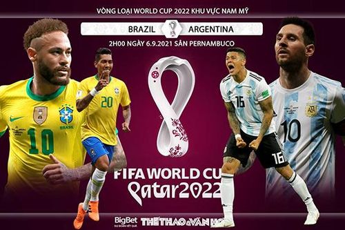 Soi kèo nhà cái Brazil vs Argentina và nhận định bóng đá vòng loại World Cup 2022 (2h00, 6/9)