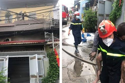 Nghi ngờ châm lửa tự thiêu cùng 2 con, một người tử vong