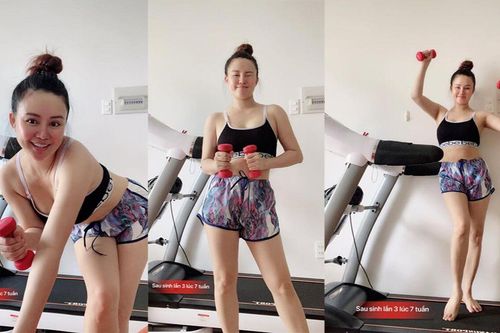 Vy Oanh bị 'mất lửa' và chỉ thèm ngủ sau khi sinh con, nhưng vẫn quyết lấy lại vóc dáng