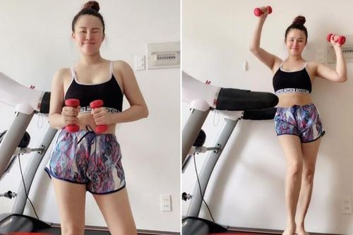 Vy Oanh giảm 17kg sau sinh lần 3
