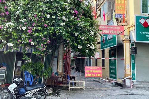 Hà Đông: Phong tỏa tạm thời khu dân cư ở phường Quang Trung do có 2 ca mắc Covid-19