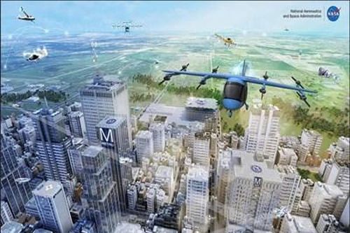 NASA thử nghiệm taxi trên không chạy bằng điện