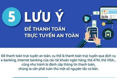 5 lưu ý để thanh toán trực tuyến an toàn
