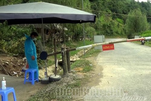 Huyện Tuần Giáo thành lập thêm 3 chốt kiểm soát dịch Covid-19