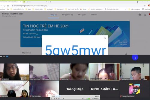 Lớp học ý nghĩa giữa mùa dịch