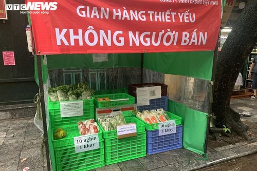 Những gian hàng không người bán ở Hà Nội