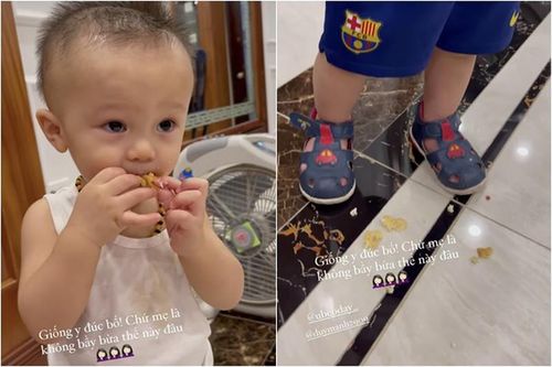 'Công chúa béo' Quỳnh Anh đăng ảnh con, 'tố' yêu Duy Mạnh