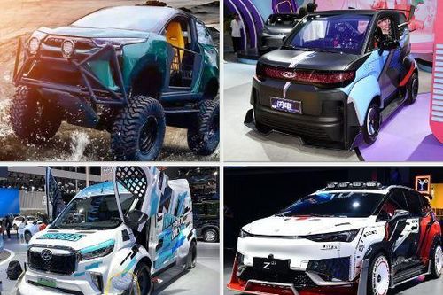 Loạt xe điện độ kỳ lạ nhất tại triển lãm ô tô Thành Đô ở Trung Quốc