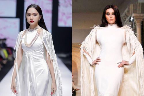 2 nữ hoàng thị phi Hương Giang - Phạm Băng Băng catwalk giống nhau đến kì lạ