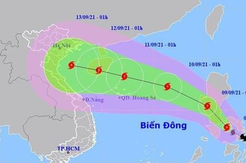 Bão Côn Sơn di chuyển nhanh, cường độ rất mạnh