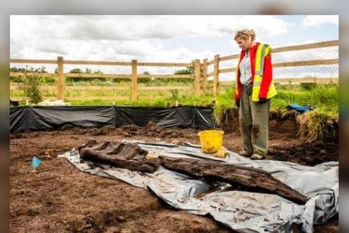 Khai quật được thần tượng ngoại giáo 1.600 năm trong vũng lầy ở Ireland
