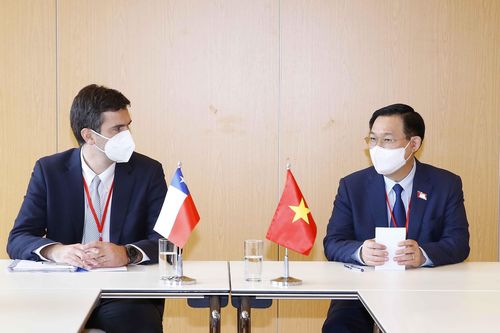 Chủ tịch Quốc hội hội kiến Chủ tịch Hạ viện Chile và Ấn Độ