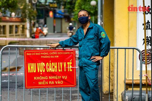 Phong tỏa chợ Đại Từ và 1.200 hộ dân phường Đại Kim (Hà Nội)