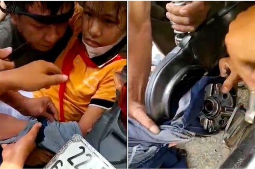 Người dân căng thẳng giải cứu bé gái bị cuốn vào bánh xe, nguyên nhân đến từ một vật dụng khá quen thuộc?