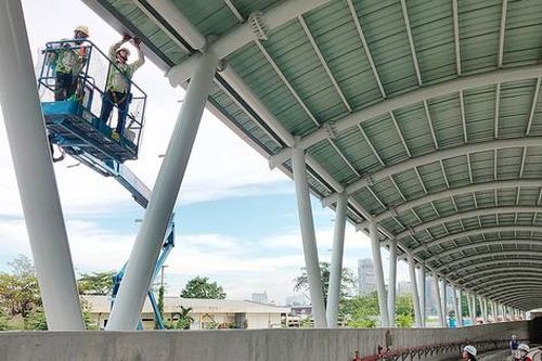 Quảng trường đi bộ và không gian ngầm hiện đại