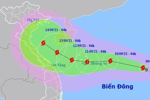 Bão Côn Sơn tiến về quần đảo Hoàng Sa, liên tục tăng cấp