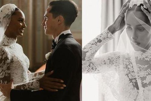 Ảnh cưới đẹp như cổ tích của 'thiên thần nội y' và con trai Phó Tổng thống Ecuador