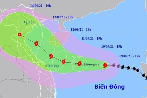Bão Côn Sơn đang mạnh lên, có thể giật cấp 13
