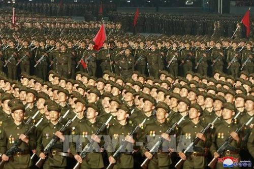 Triều Tiên tổ chức diễu binh vào lúc 0h00 kỷ niệm 73 năm ngày Quốc khánh