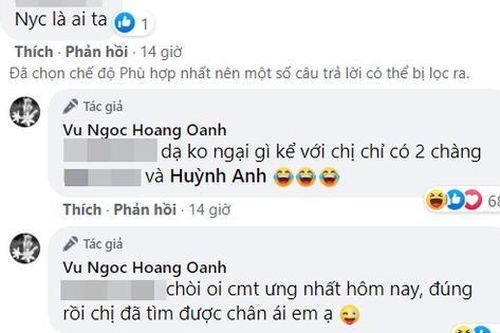 Hoàng Oanh gọi thẳng tên Huỳnh Anh giữa lùm xùm phát ngôn kém duyên