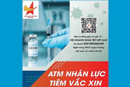 Khởi động chương trình 'ATM Nhân lực tiêm vaccine'