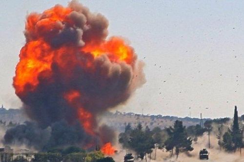 Xe bọc thép Nga bị tấn công ở Syria, một quân nhân thiệt mạng