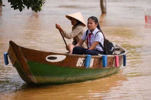 Hội An cho học sinh mầm non, tiểu học nghỉ tránh bão Conson