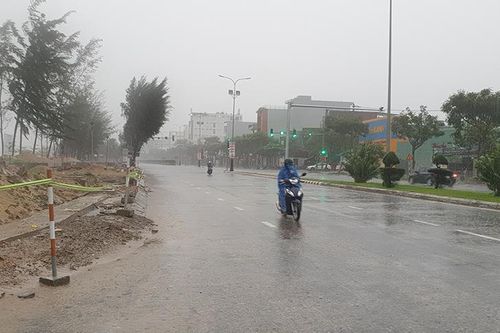 Bão số 5 đã gây mưa to tại Đà Nẵng