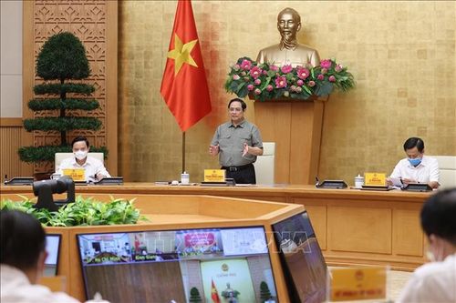 Thủ tướng Phạm Minh Chính chủ trì họp BCĐ Quốc gia phòng, chống dịch COVID-19 với các địa phương