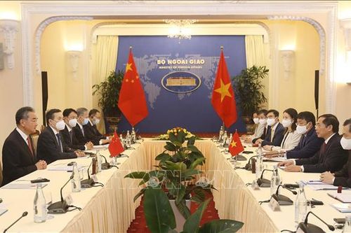 Bộ trưởng Ngoại giao Bùi Thanh Sơn hội đàm với Bộ trưởng Ngoại giao Trung Quốc Vương Nghị