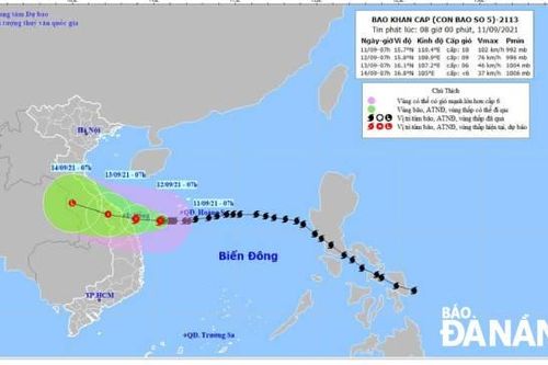Tin bão khẩn cấp, mưa và lũ lớn xuất hiện