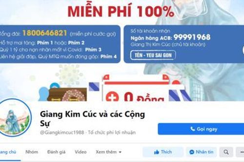 Phạt chủ fanpage 'Giang Kim Cúc và các Cộng Sự' vì đăng tin sai sự thật